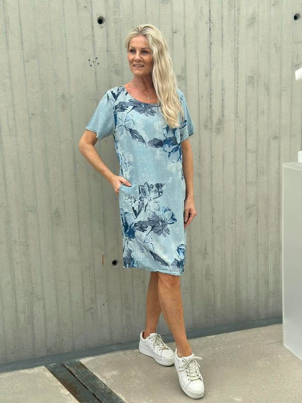 Linda Kjole Flora Lys Blå
