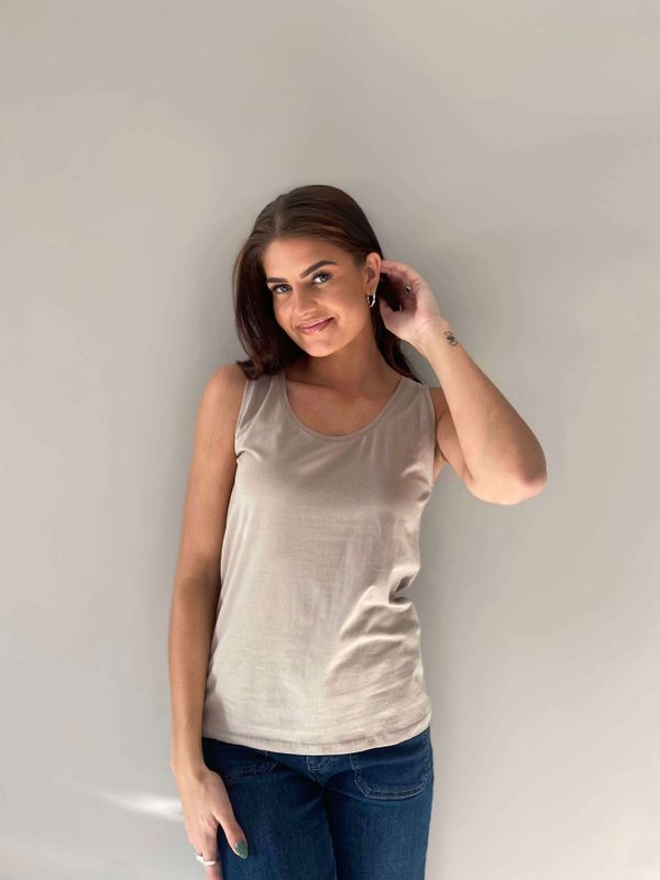 Pepper Basic Tanktop Sand