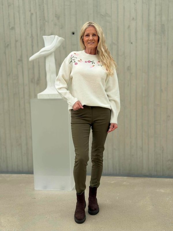 Carolina Bukse Khaki Grønn