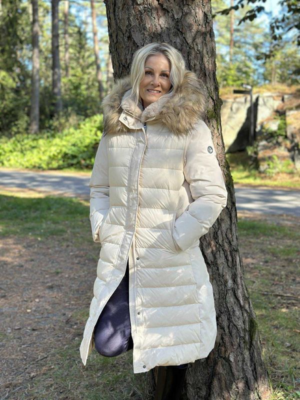 Dunjakke #2592 Creme 