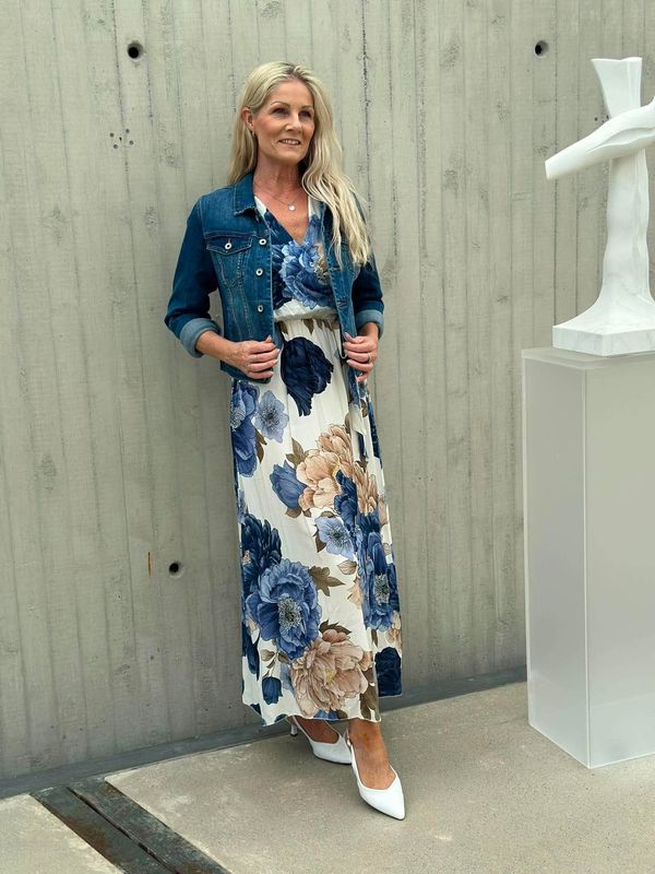 Floria Kjole Blå