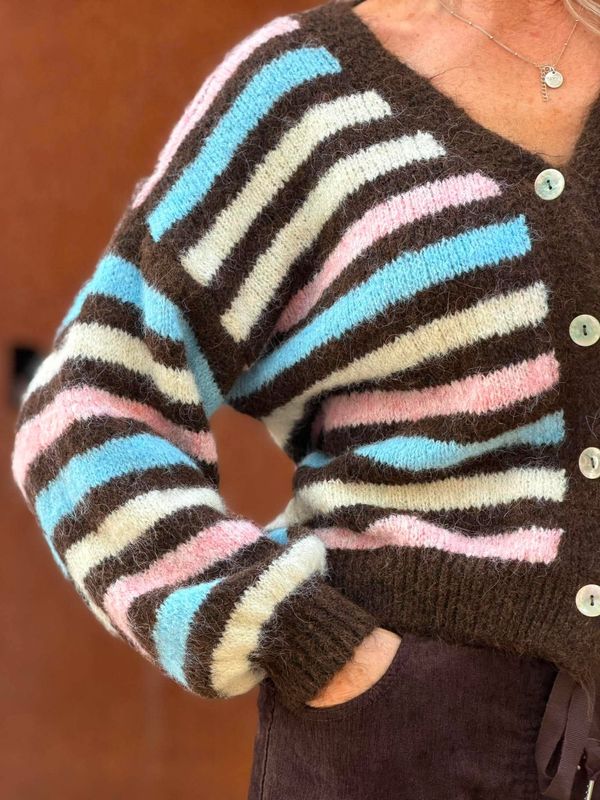 Hedda Cardigan Brun