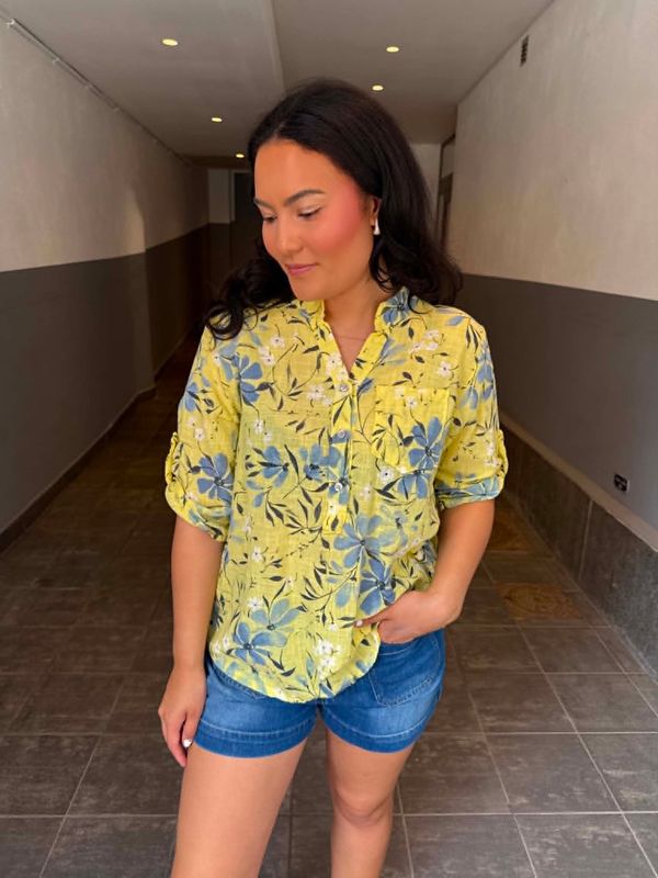 Anki Sommer Bluse Gul