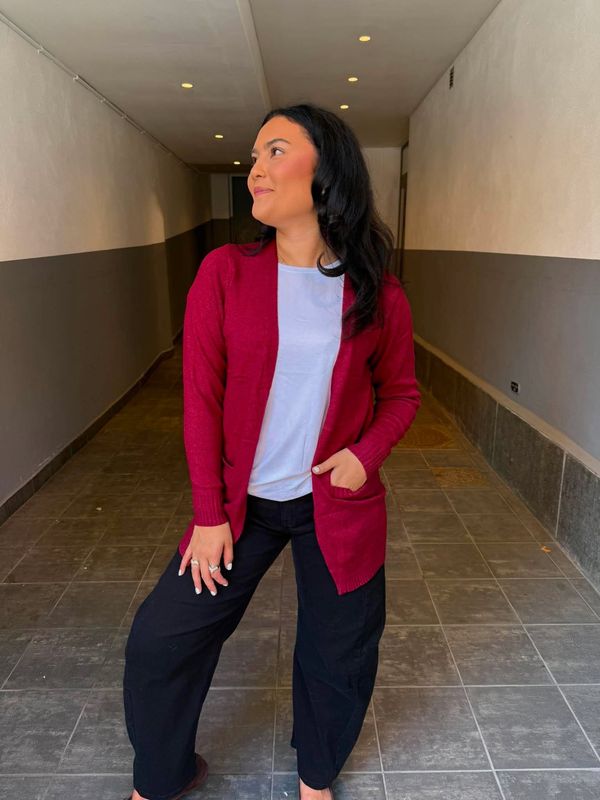 Elena Cardigan Vinrød
