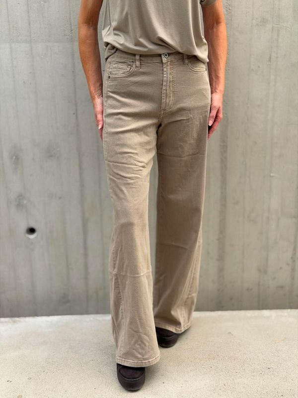 3D Jeans Wide Leg Fango