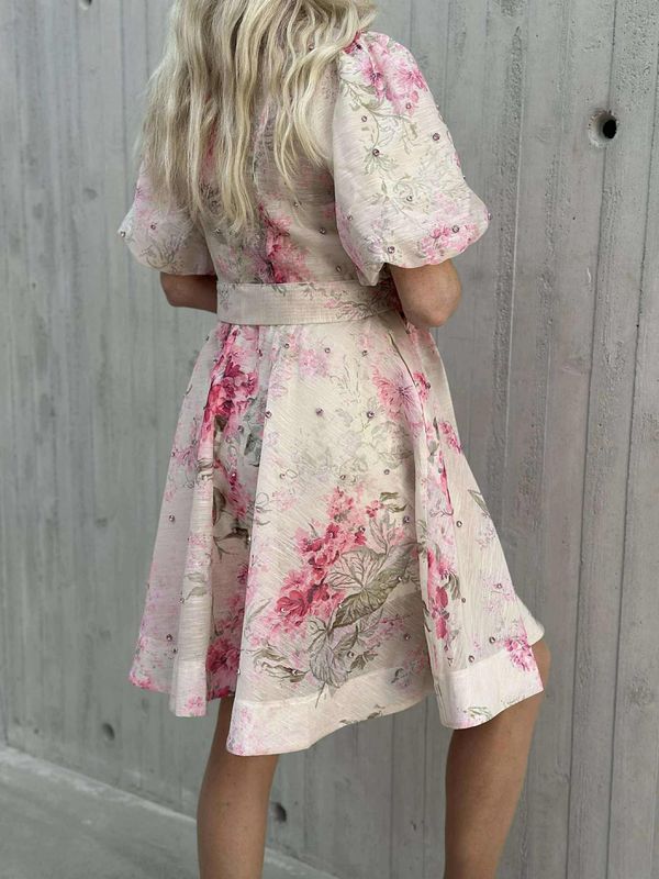 Valentina Kjole Kort Rosa