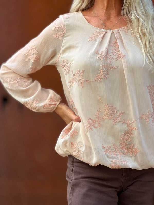 Coza Bluse Beige