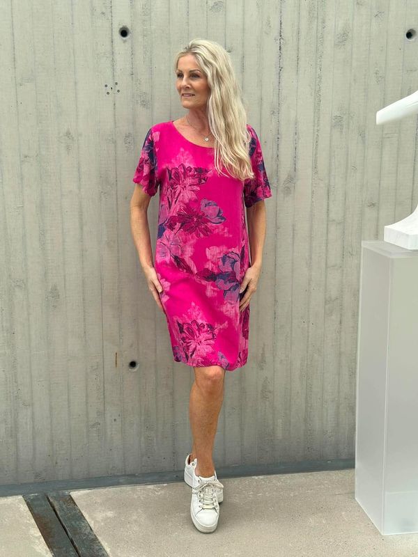 Linda Kjole Flora Mørk Rosa