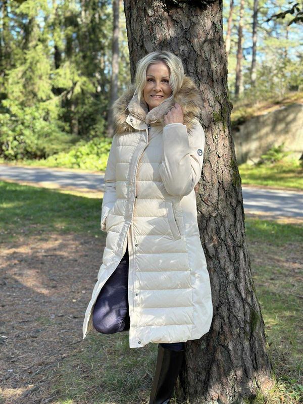 Dunjakke #2592 Creme 
