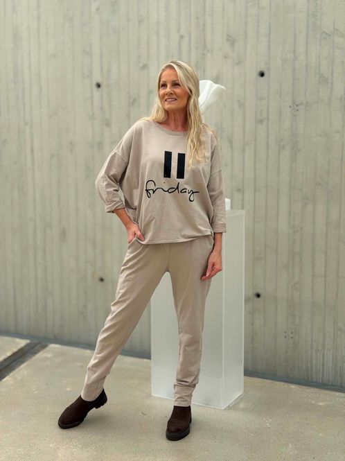 Hovedbilde Friday Joggedress Beige