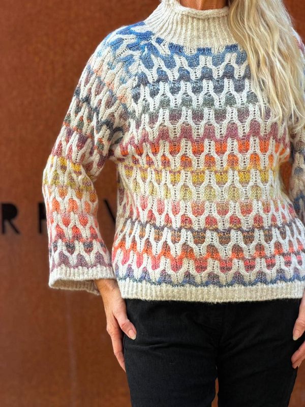 Seren Genser Beige & Multi