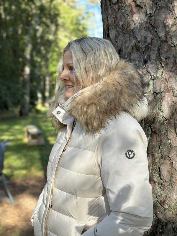Dunjakke #2592 Creme 