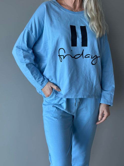 Hovedbilde Friday Joggedress Lys Blå