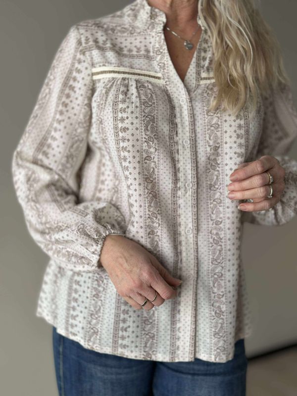 Nathalia Bluse Beige
