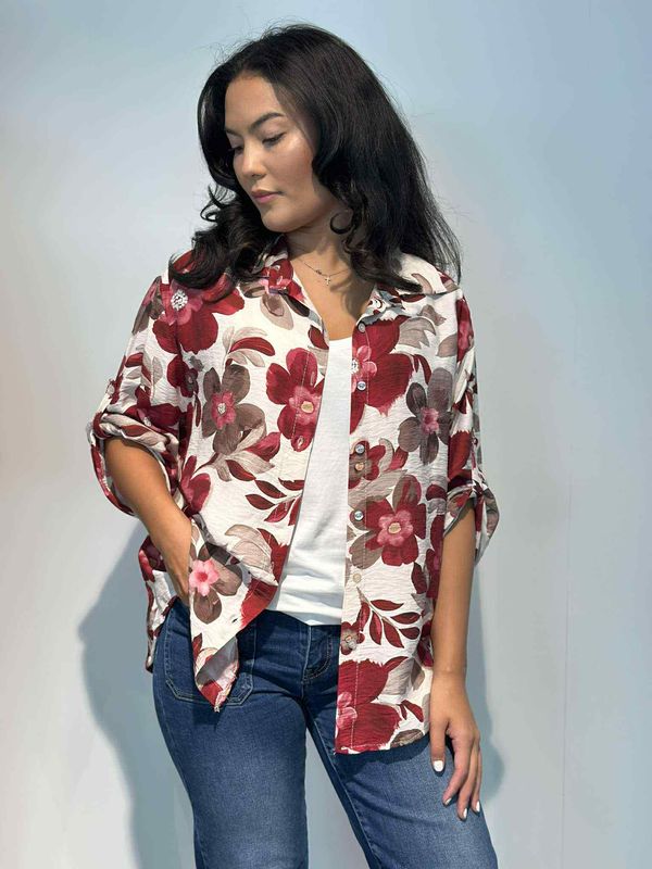 Laura Bluse Vinrød