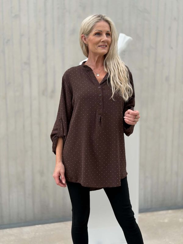 Zita Bluse Brun