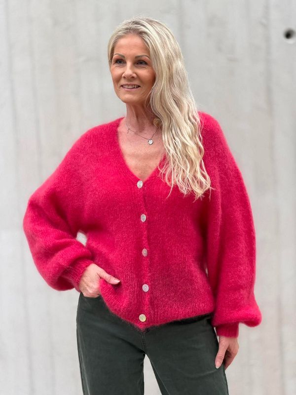 Lova Cardigan Bringebær