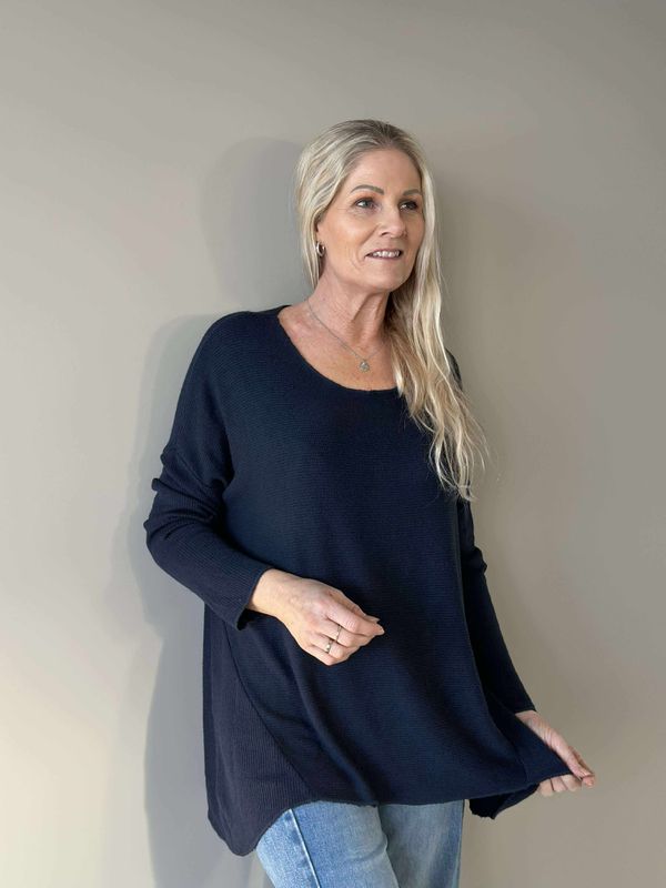 Marion Genser Marine Blå