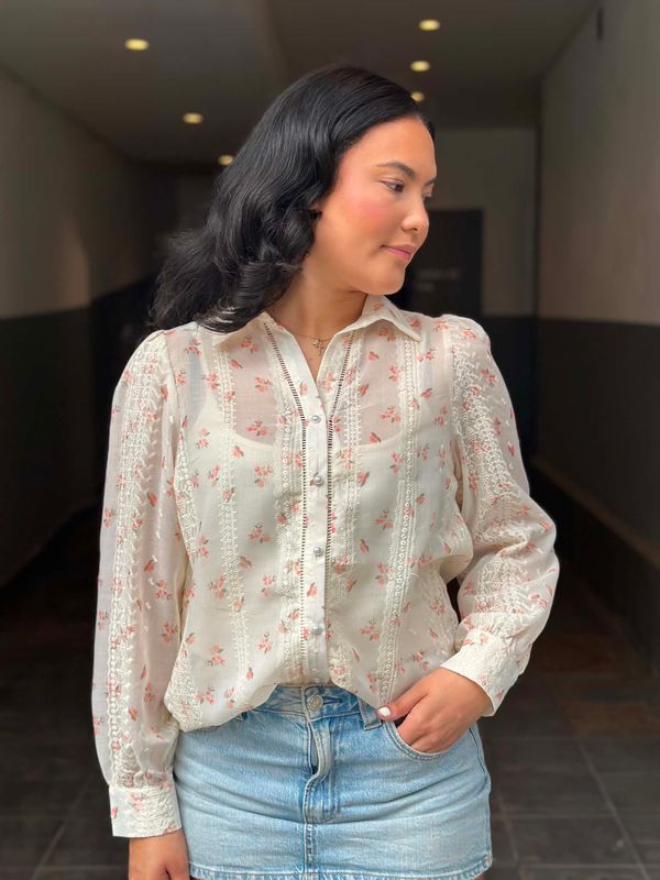 Nelia Bluse Orange