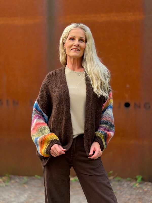 Pia Cardigan Brun
