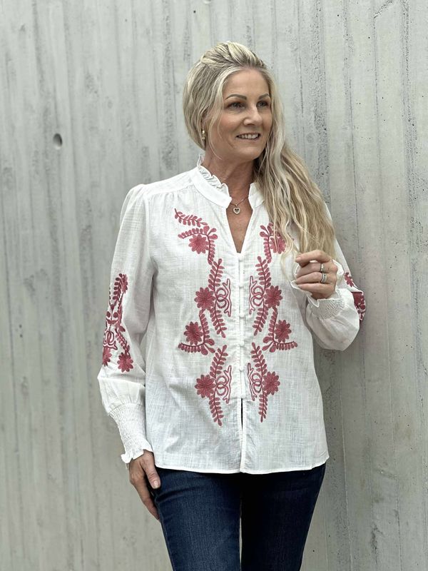 Sonja Bluse Rød