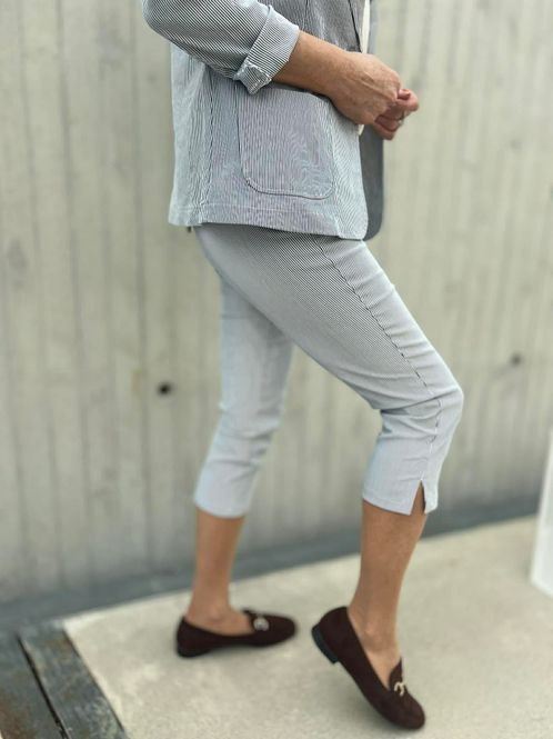 Hovedbilde Faustina Capribukse Striper Blå