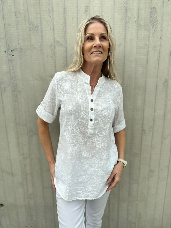 Melodi Bluse Hvit