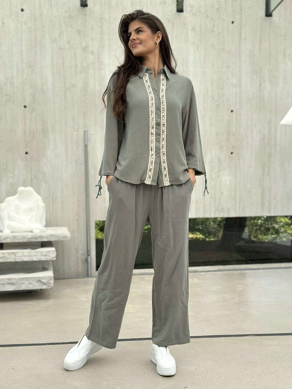 Tilla Linbukse Khaki