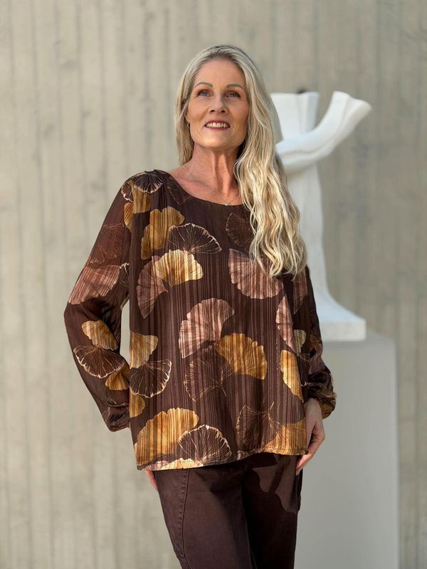 Vilja Bluse Brun