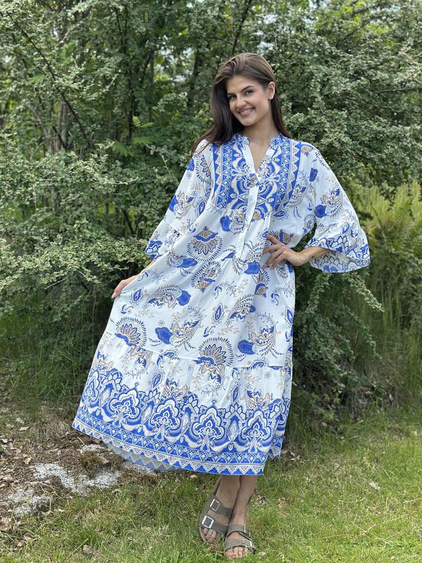 Luella Babydoll Kjole Lag Konge Blå