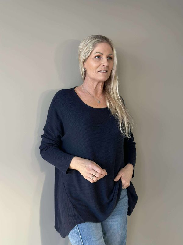 Marion Genser Marine Blå