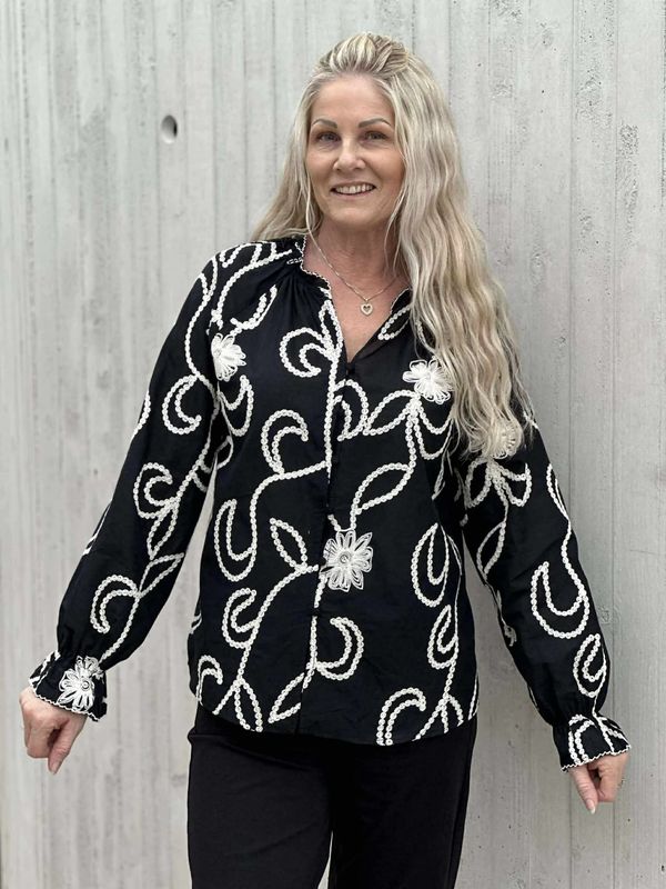 Telise Bluse Sort