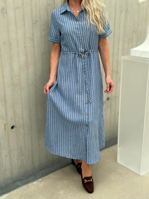 Natalia Kjole Blå