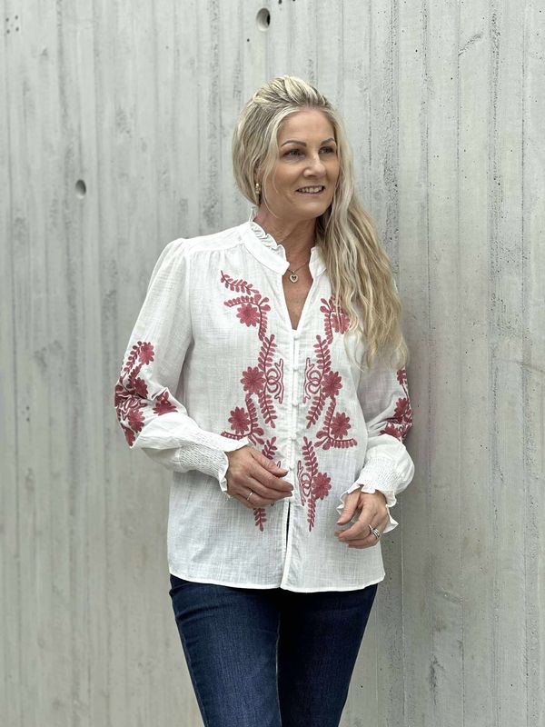 Sonja Bluse Rød