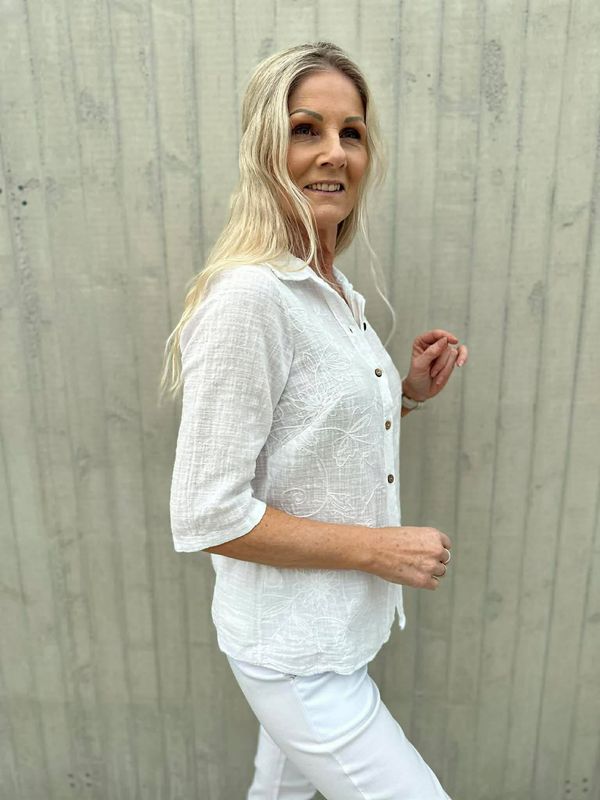 Melodi Skjorte Hvit