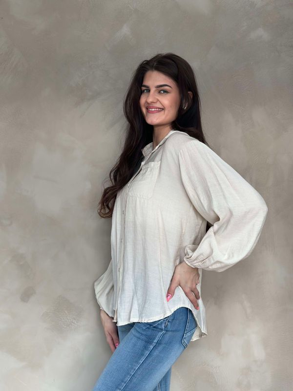 Emma Bluse Beige
