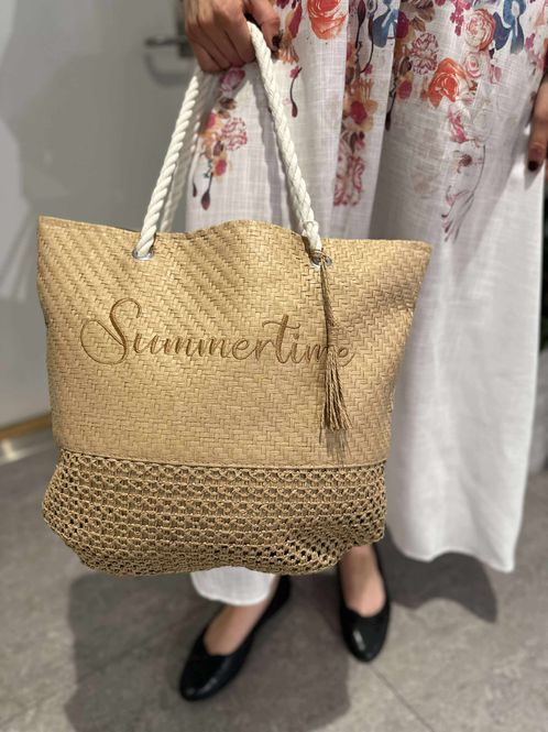 Hovedbilde Strandveske Summertime Beige