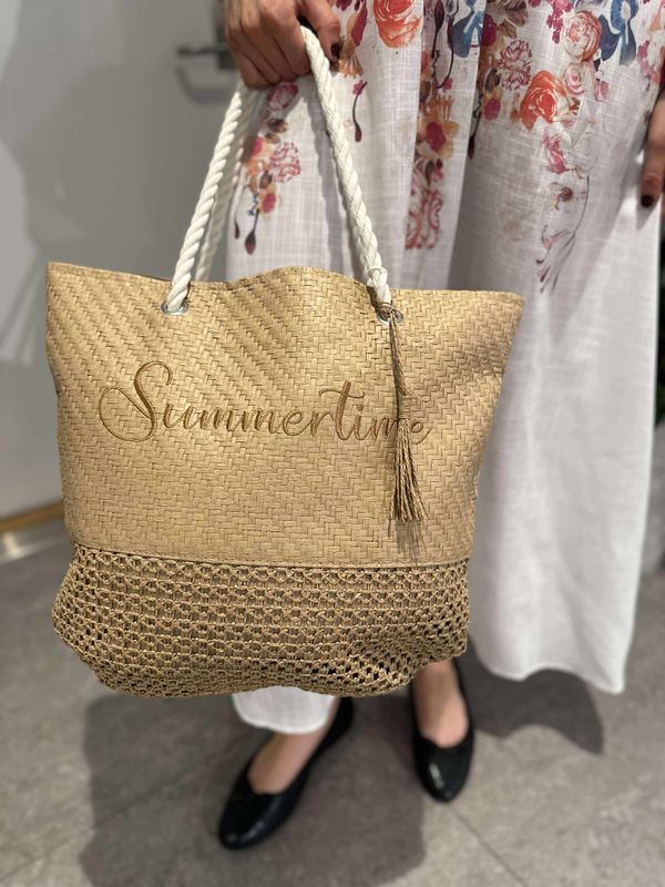 Strandveske Summertime Beige