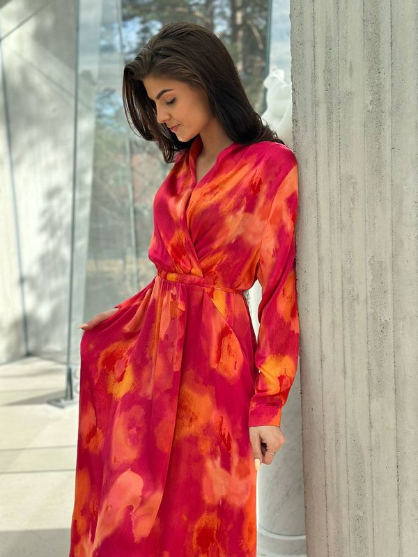 Paulina Kjole Orange